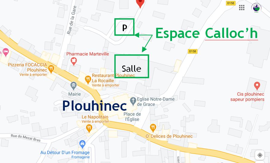 Localisation Espace Calloc'h
