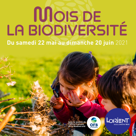 Visuel mois de la biodiversité 2021 - Lorient Agglomération