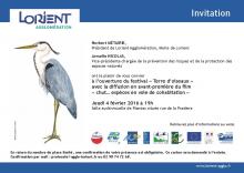 Carton d'invitation soirée du jeudi 4 février 2016